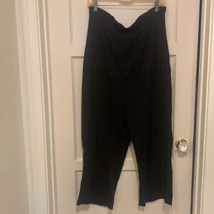 LIZ LANGE MATERNITY PANTS CROPPED TARGET SZ L